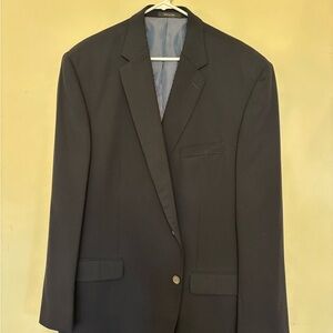 Classic Charcoal Men's Wool Blazer